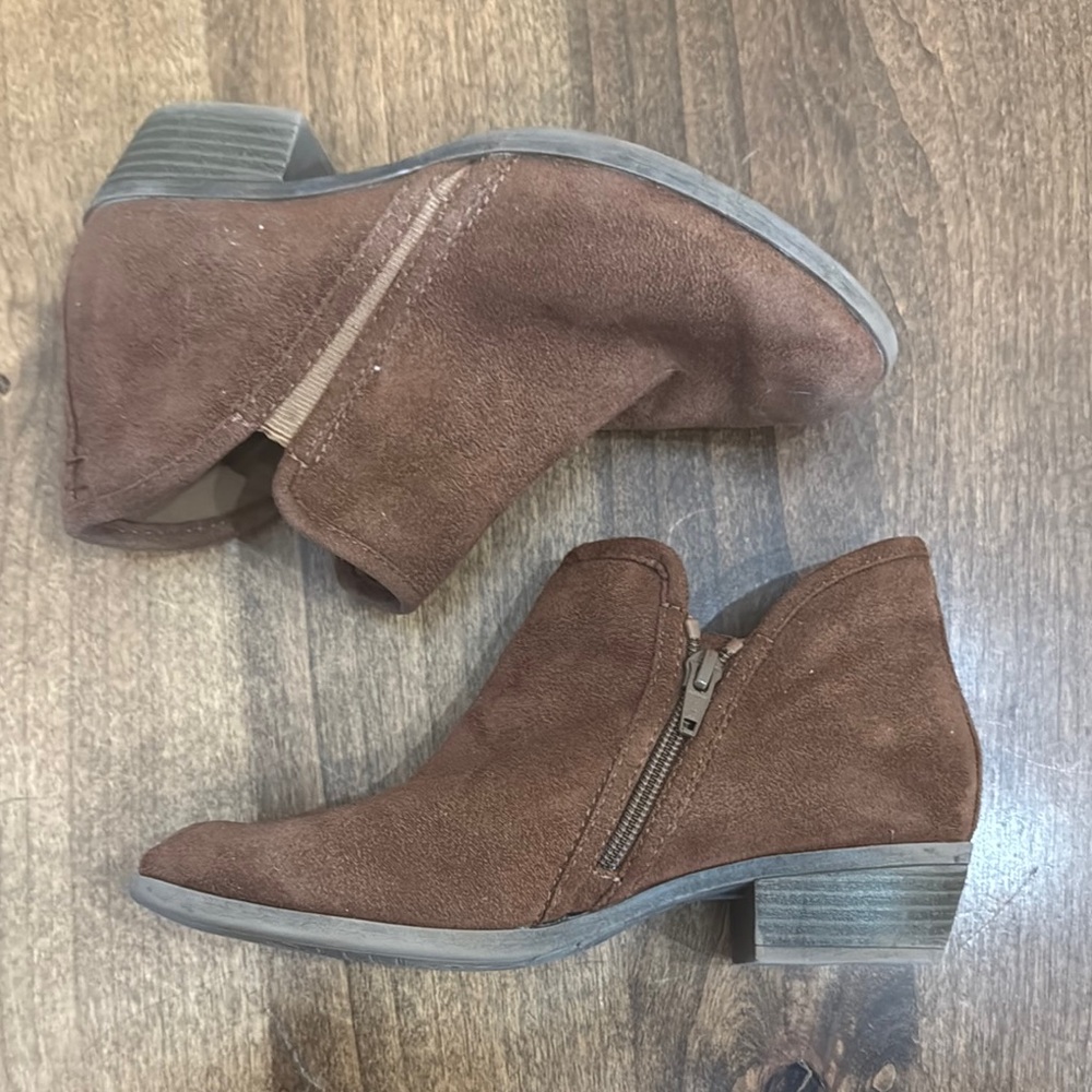 Brown SO size 6 Suede Ankle Boots